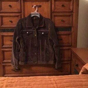XL Women’s Brown Jean Jacket by Ethyl